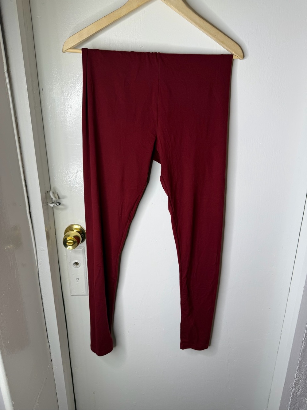 Burgundy Leggings